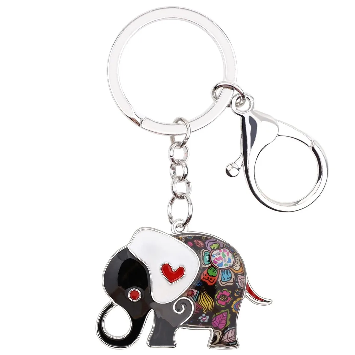  Viator Gear WEVENI JEWELRY Elephant Keychain Grey 28mm x 40mm 17.7g — product photo