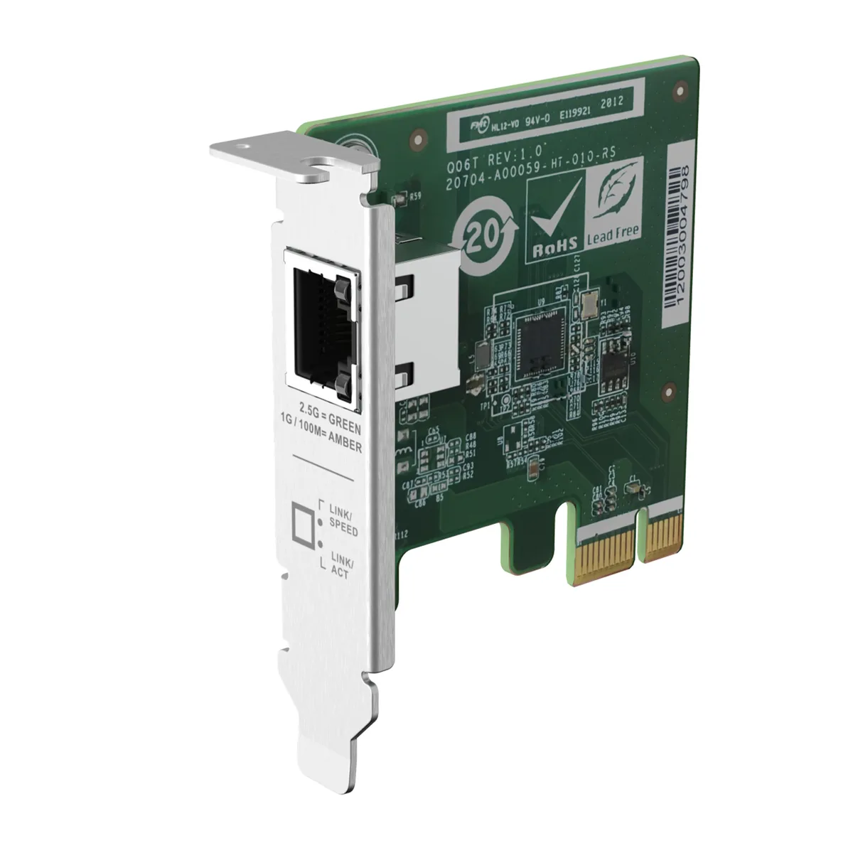 Qnap Qnap QXG-2G1T-I225 2.5 GbE network card — product photo