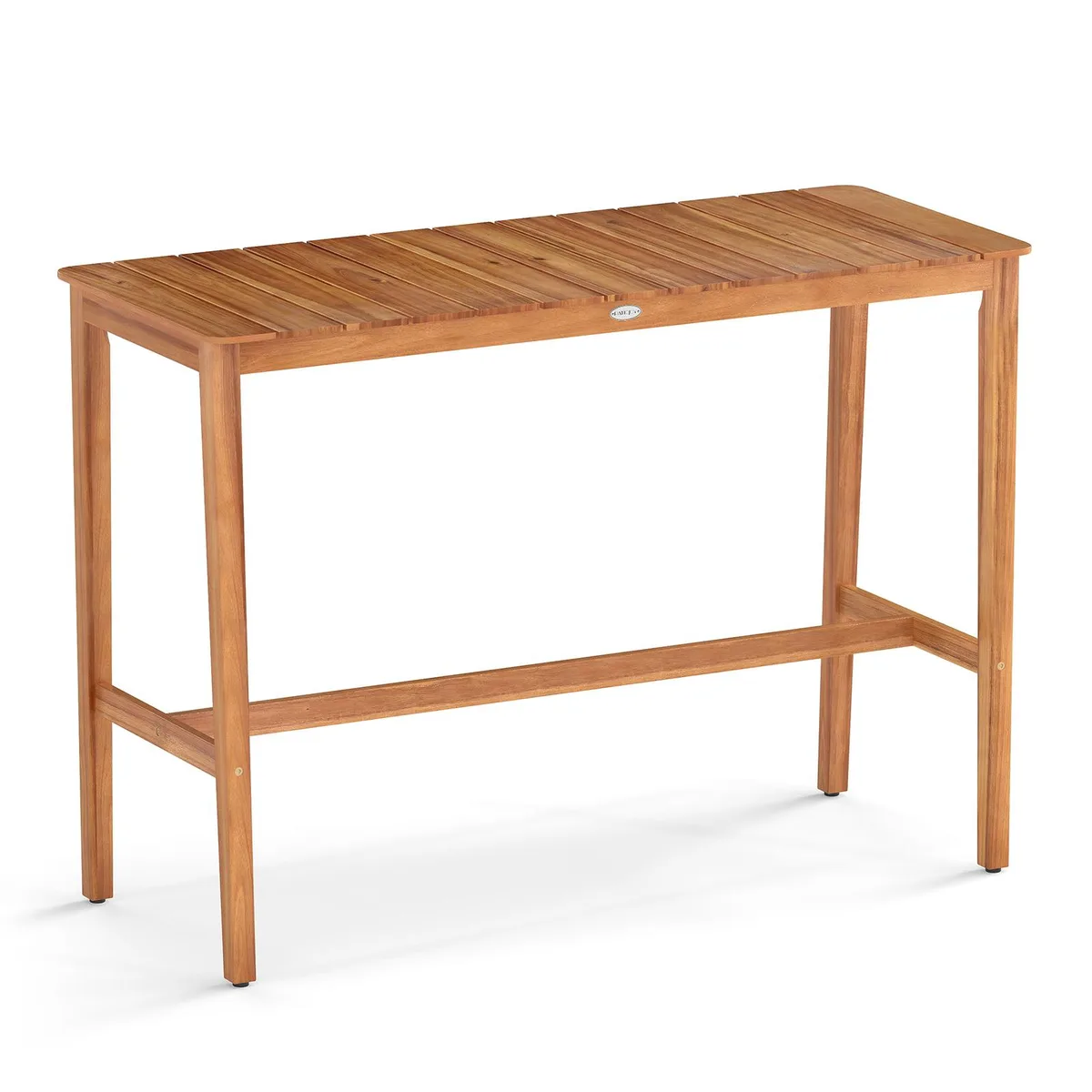 SlickBlue SlickBlue Acacia Wood Counter Height Table 54 x 22 x 38 in Natural — product photo