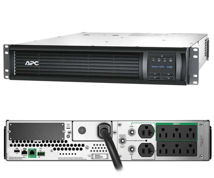 APC APC SMT2200RM2UCUS 1920VA 120V UPS 6x5-15R 2x5-20R — product photo