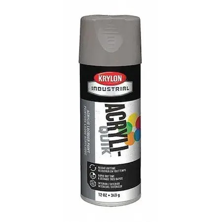 Krylon Industrial Krylon Industrial K01608A07 Spray Paint Smoke Gray Gloss 12 oz — product photo