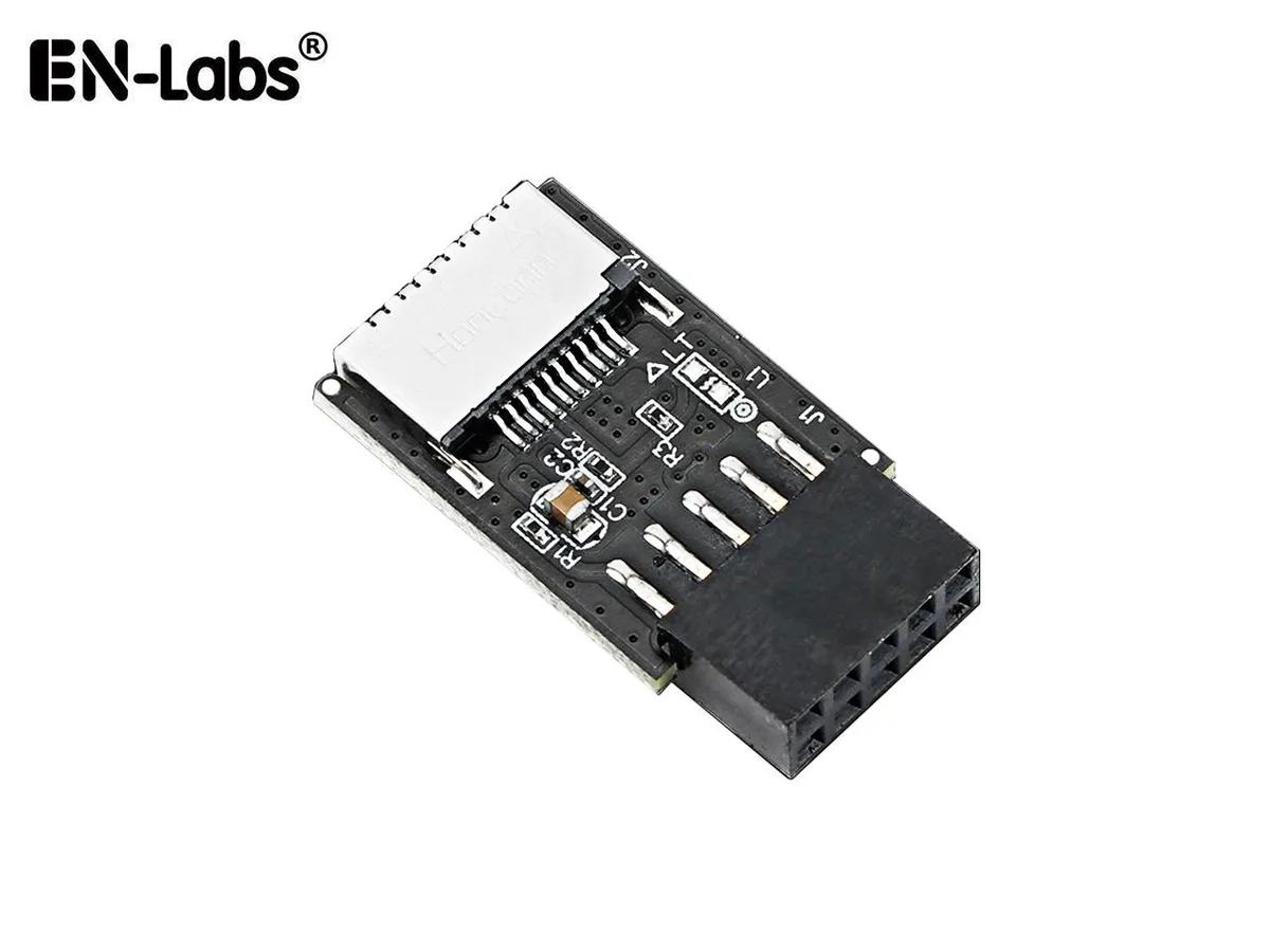 EN-Labs EN-Labs USB 2.0 9pin to USB 3.2 Type-E Key-A Adapter — product photo