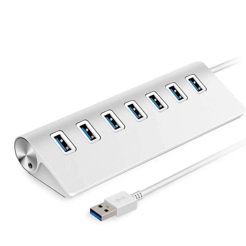 SANOXY SANOXY 7-Port USB 3.0 Hub 5Gbps Aluminum Portable usb cable — product photo