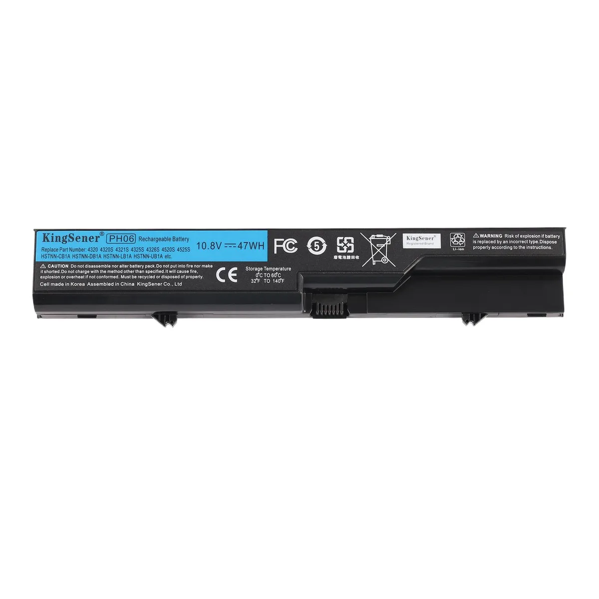 KingSener KingSener PH06 laptop battery 10.8V 47Wh for HP Compaq 320 321 325 326 — product photo