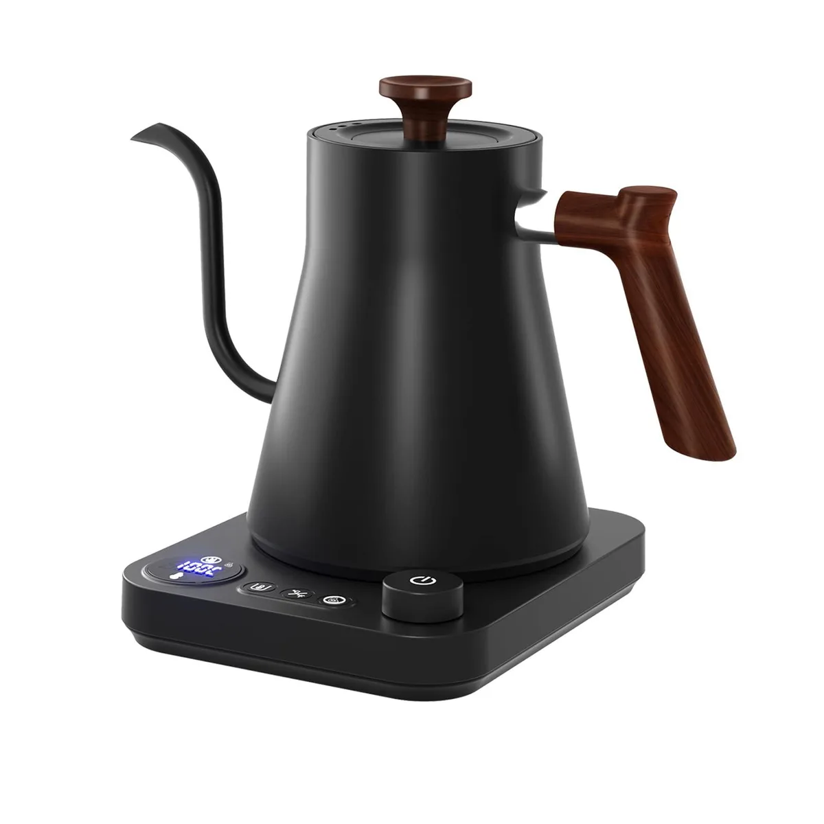  BQEUCE Gooseneck Electric Kettle, Black, 0.9L — product photo