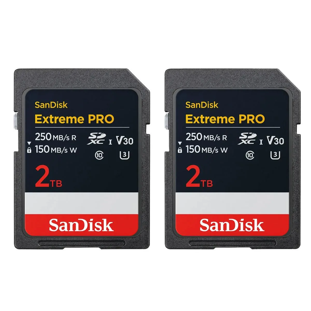 SanDisk SanDisk Extreme PRO 2TB SDXC UHS-I U3 memory card — product photo