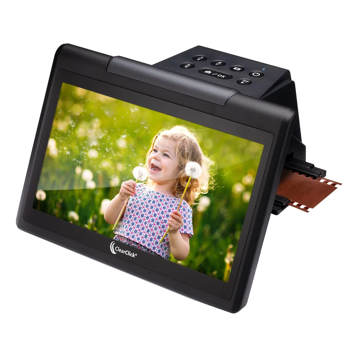 ClearClick ClearClick Virtuoso 3.0 14MP/22MP Film &amp; Slide Scanner 35mm 110 126 7" LCD — product photo