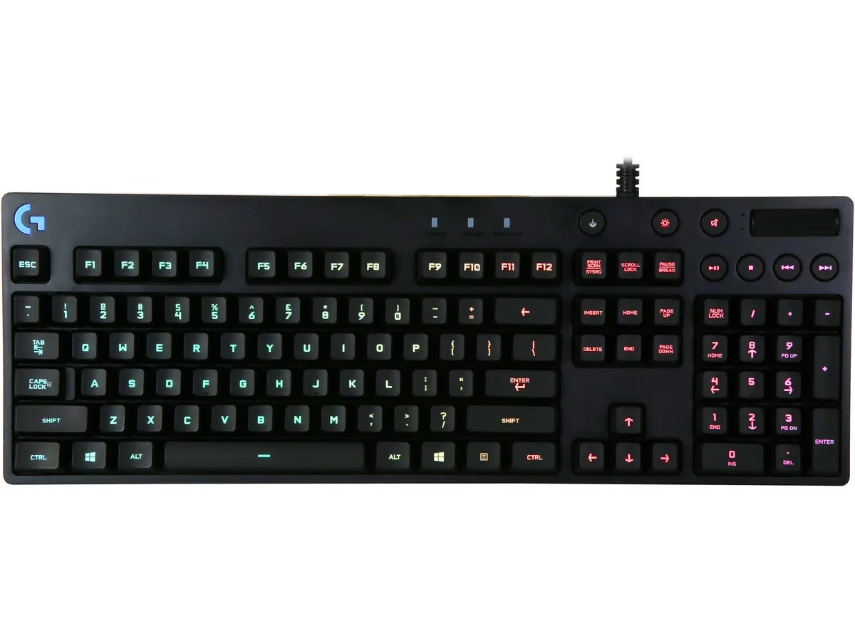 Logitech Logitech G810 Orion Spectrum Romer-G Mechanical Gaming Keyboard K920-007739X — product photo