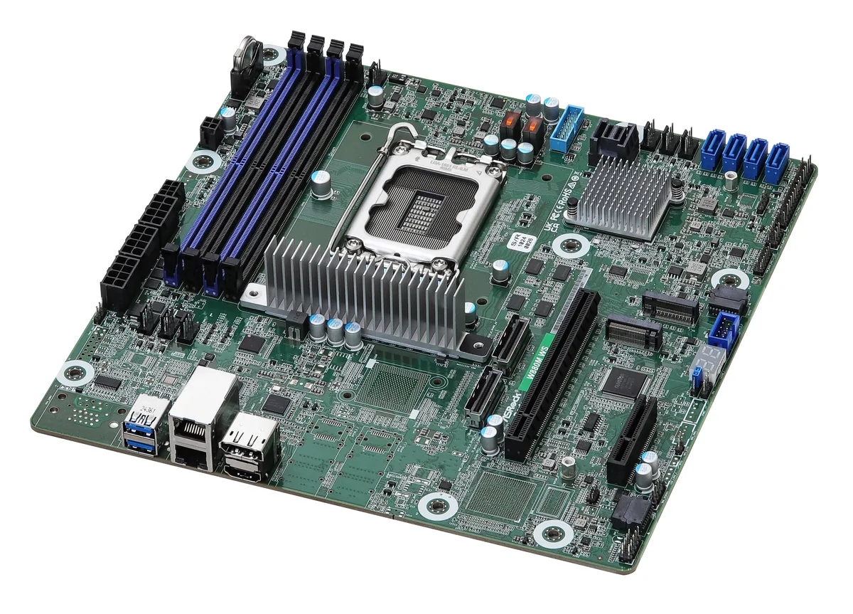 ASRock Rack ASRock Rack W880M WS server motherboard LGA 1851 DDR5 48GB — product photo