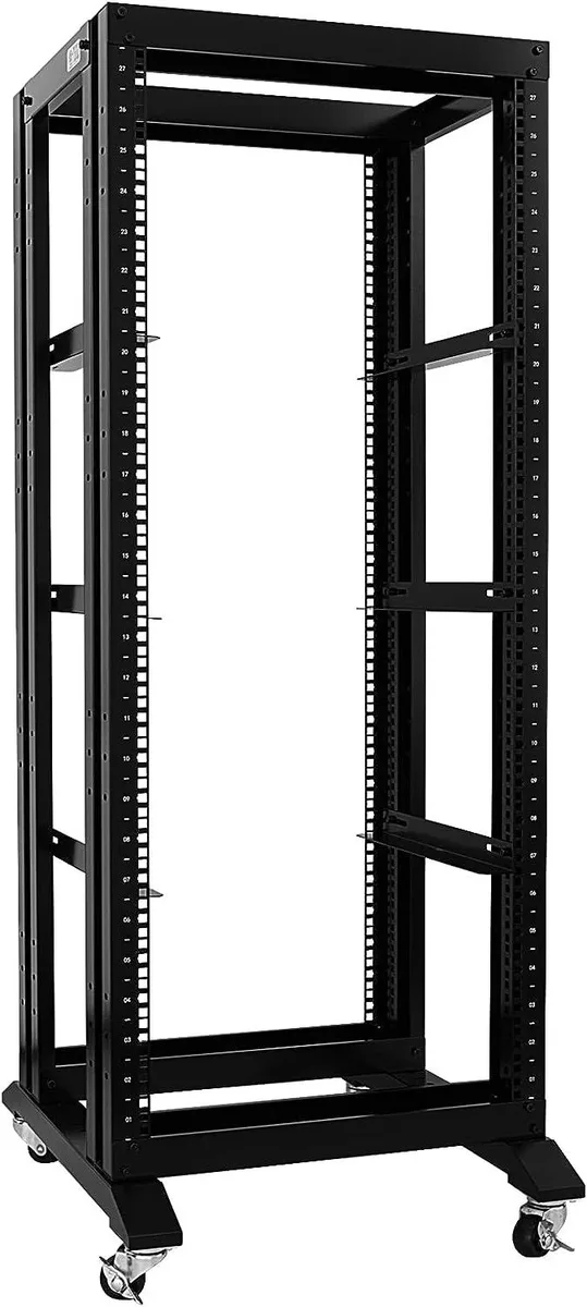 Raising Electronics, Inc Raising Electronics, Inc 27U 4-Post Open Frame Server Rack 19in 600mm Deep 3 Pairs L Rail — product photo
