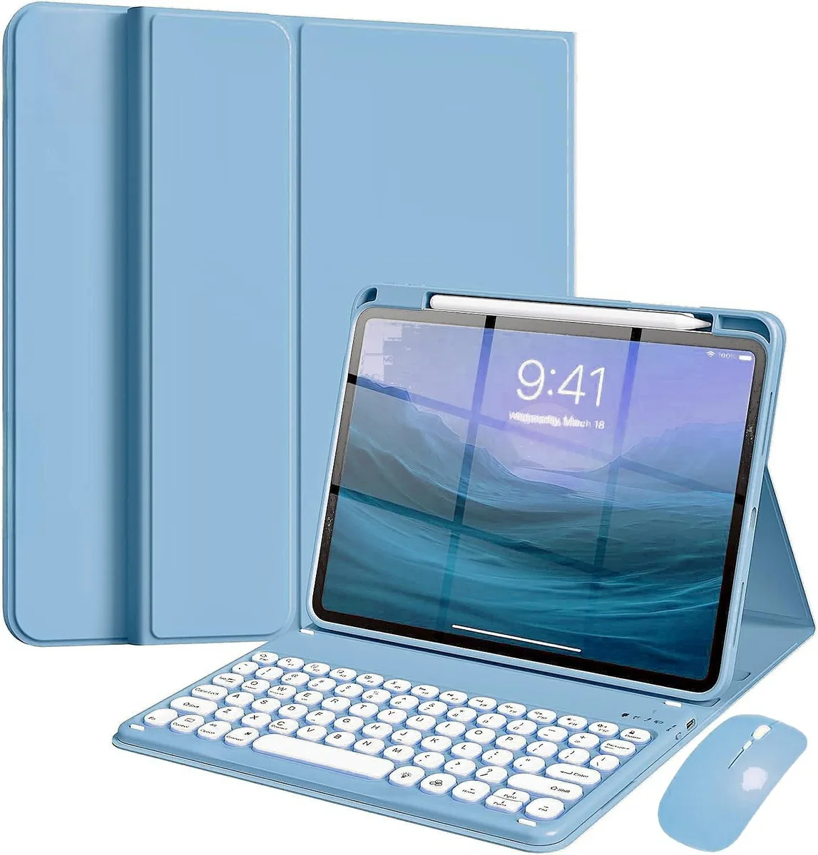 Astro Gaming Astro Gaming Keyboard Case with Mouse iPad Air 11 Misty Blue — product photo
