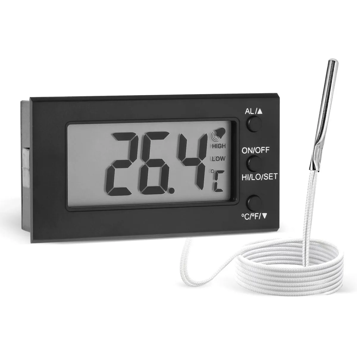  LXSZRPH Digital Oven Thermometer -58°F to 572°F Probe 39-inch Black — product photo