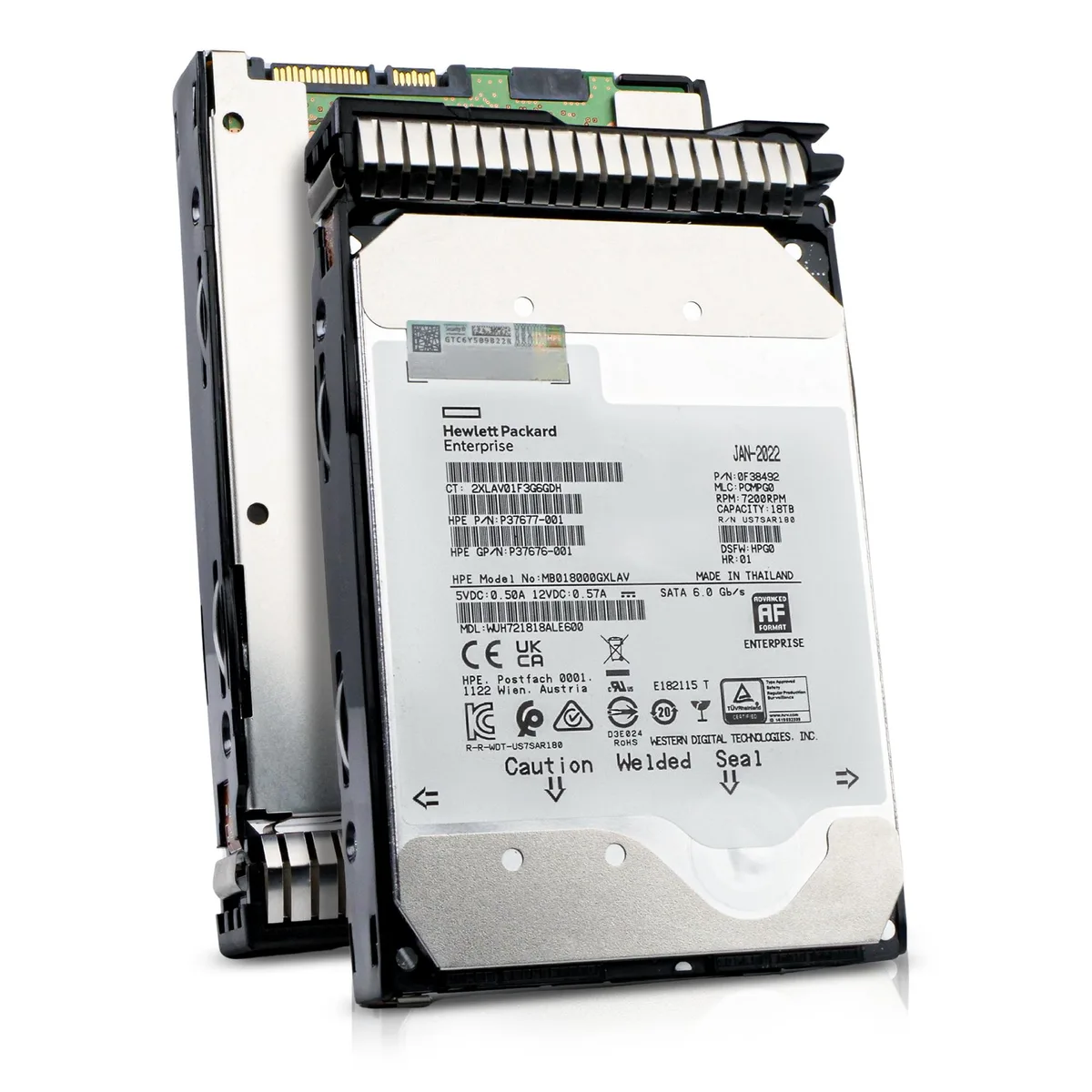 Western Digital Western Digital P37677-001 18TB 3.5" 7200 RPM SATA internal hard drive — product photo