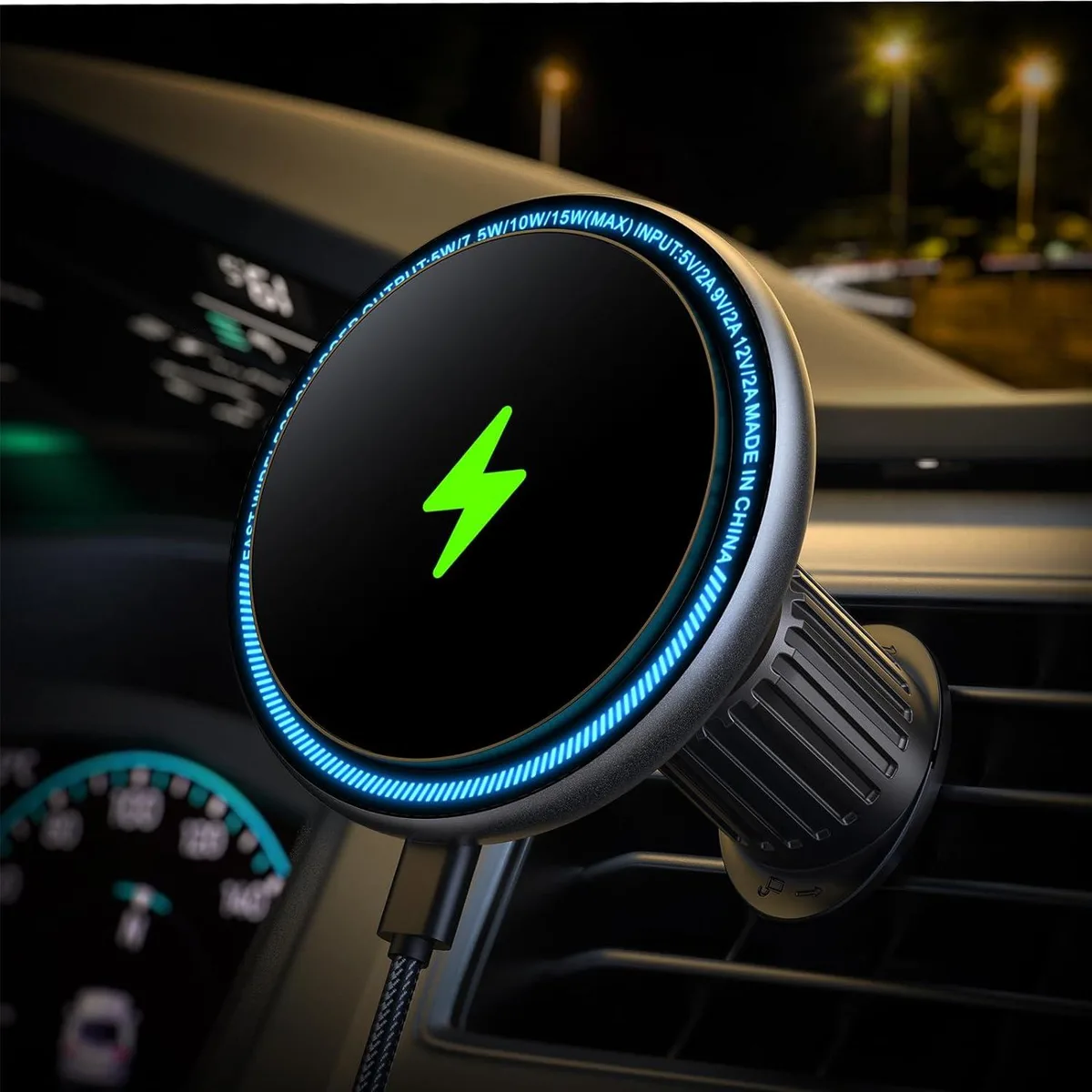 iworkmart iworkmart Magsafe Car Mount Charger 15W 360° Air Vent iPhone 15/14/13/12 — product photo