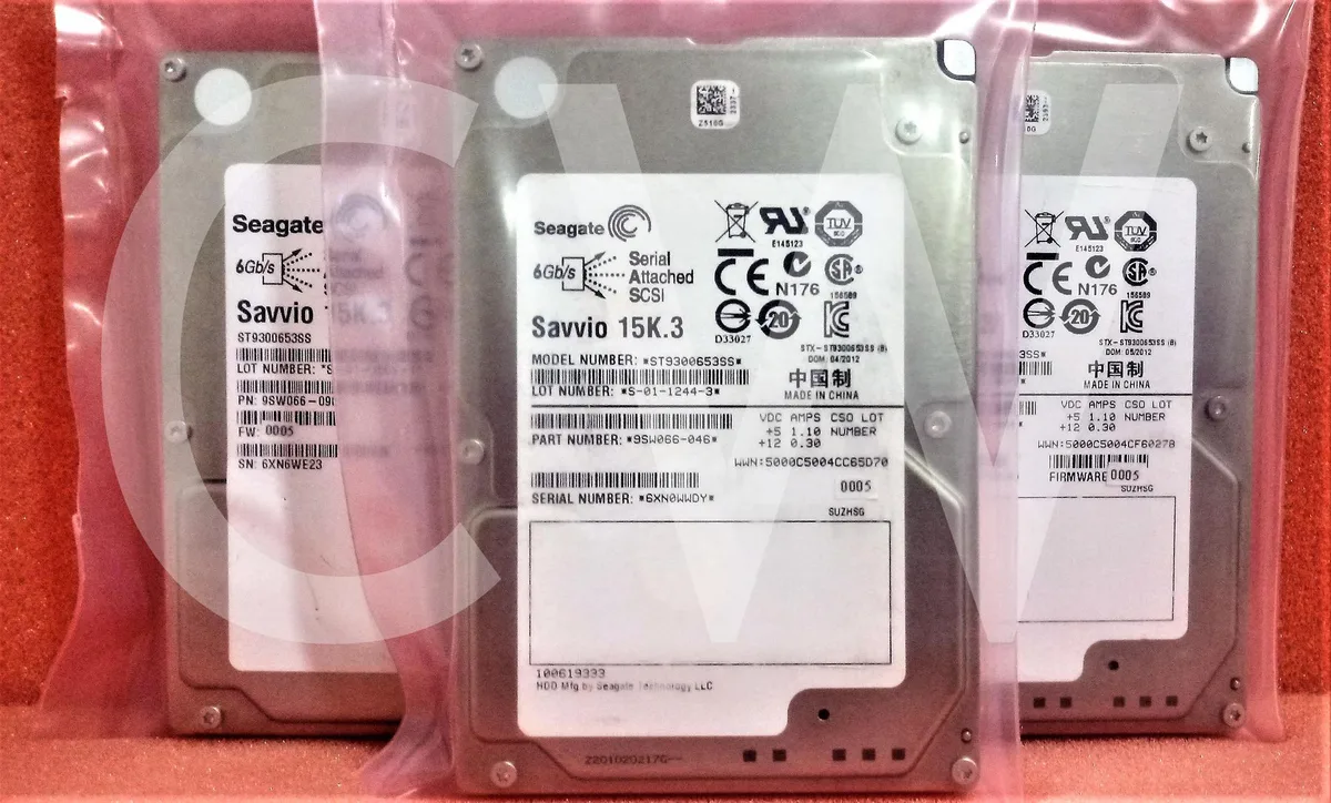 Seagate Seagate Savvio 15K.3 ST9300653SS 300GB 15000RPM SAS 64MB 2.5" internal hard drive — product photo
