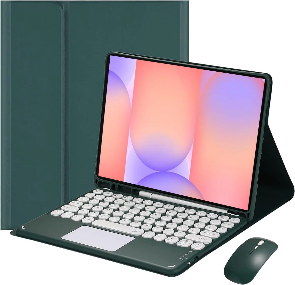 Timoom Timoom Magnetic Detachable Keyboard Case with Mouse Dark Green 11 — product photo