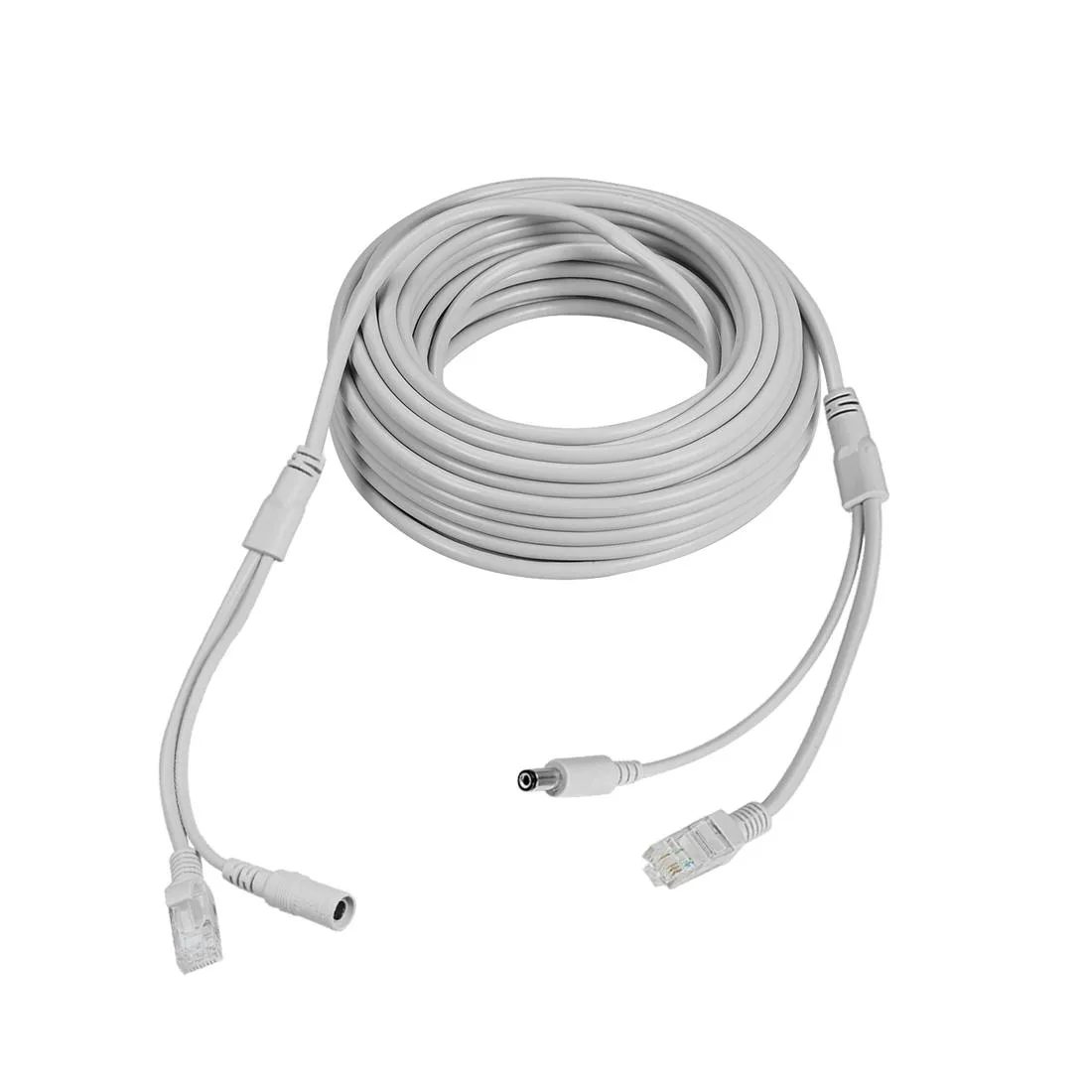 Unique-Bargains Unique-Bargains 49ft Cat5e Ethernet LAN/Power Extension Cable for CCTV Cameras — product photo