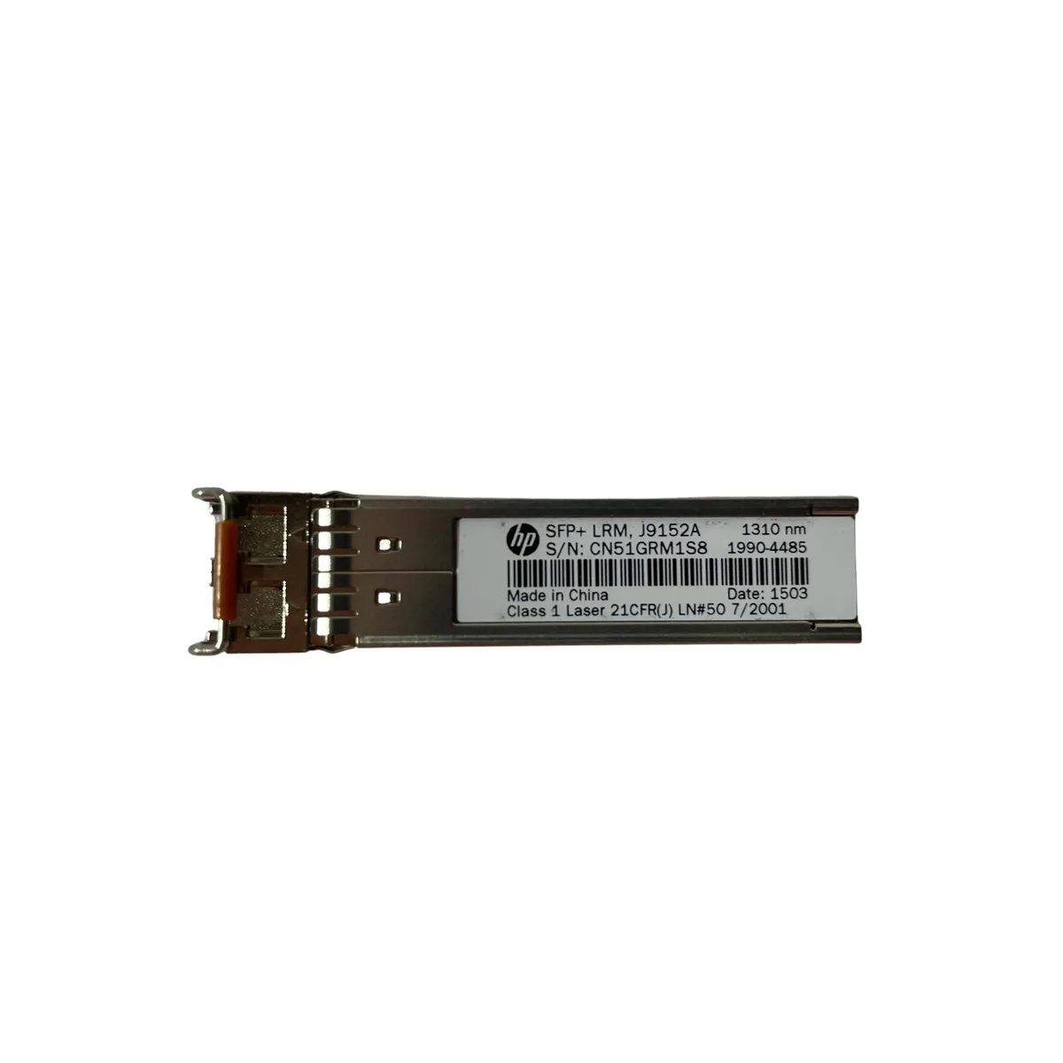HP HP J9152A 1-Port 10G SFP+ LC LRM 220m MMF Switch Module — product photo