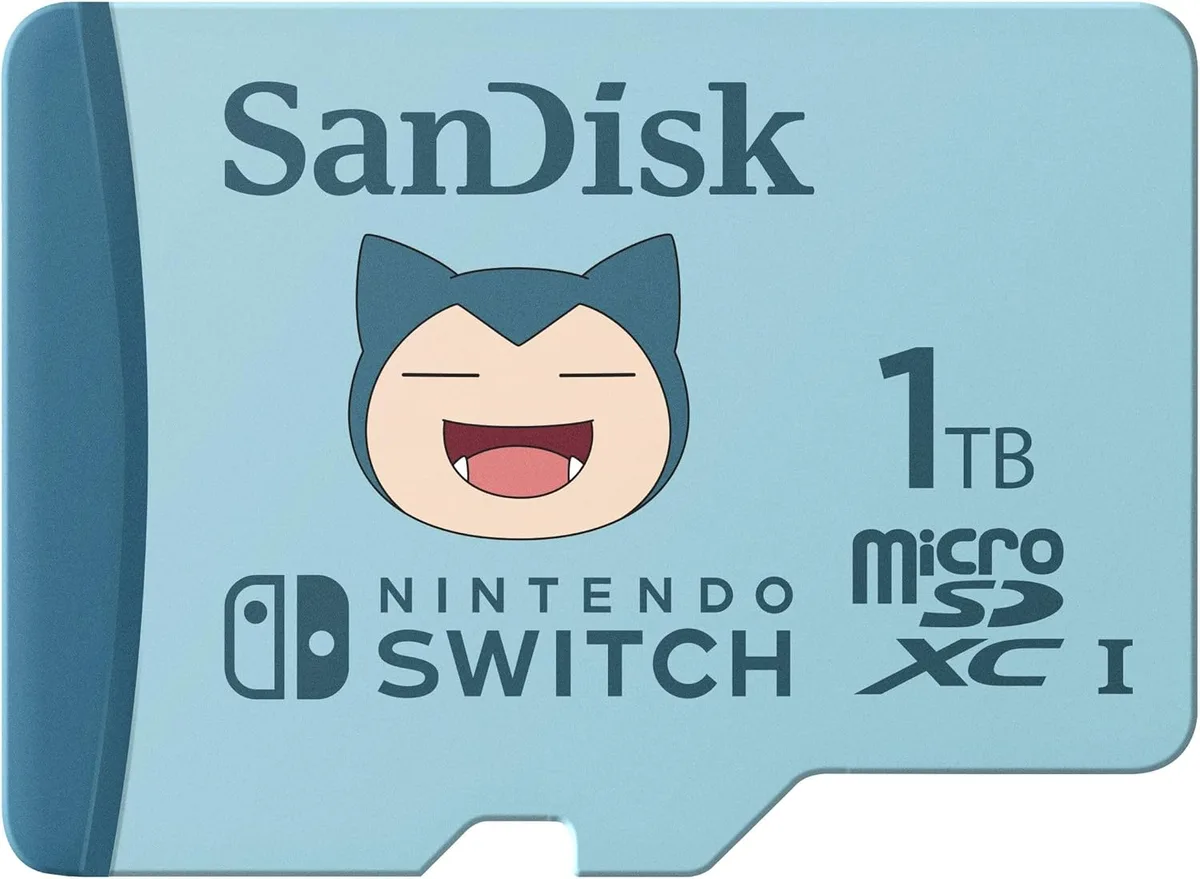 SanDisk SanDisk Pokémon 1TB microSDXC SDSQXAO-1T00-GN6ZK memory card — product photo