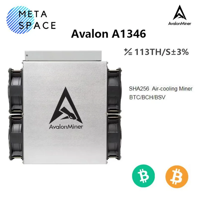 AFRNDK AFRNDK Avalon A1346 113TH/s 3300W Bitcoin ASIC Miner — product photo