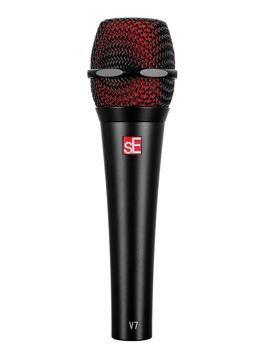 SE SE V7 Black Supercardioid Dynamic Microphone — product photo