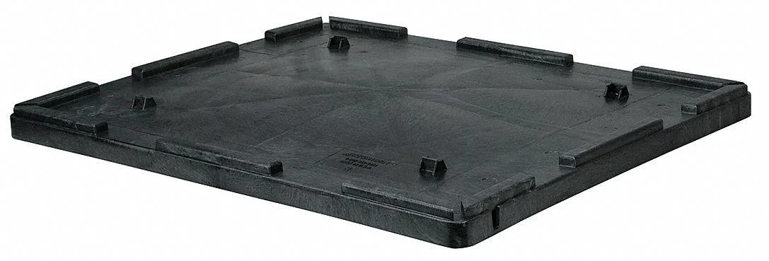 Buckhorn Buckhorn TL4840030010000 Black Plastic Bulk Container Lid 47 3/4 in x 40 in — product photo