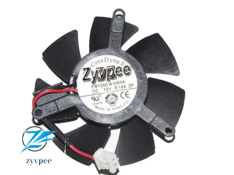 Zyvpee Zyvpee FS1250-A1053A 12V 0.19A 2-pin case fan — product photo