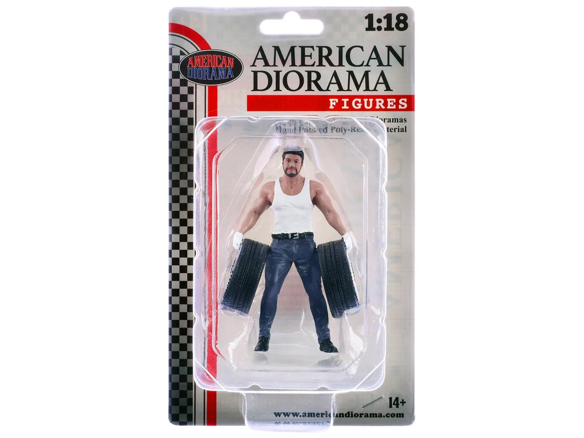 American Diorama American Diorama Muscle Mechanics Figure #1 1/18 Scale 3.75 Inches Hobby Collectible — product photo