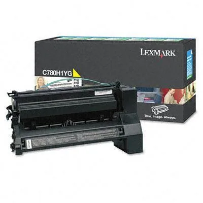Lexmark C780 yellow toner cartridge in sealed box