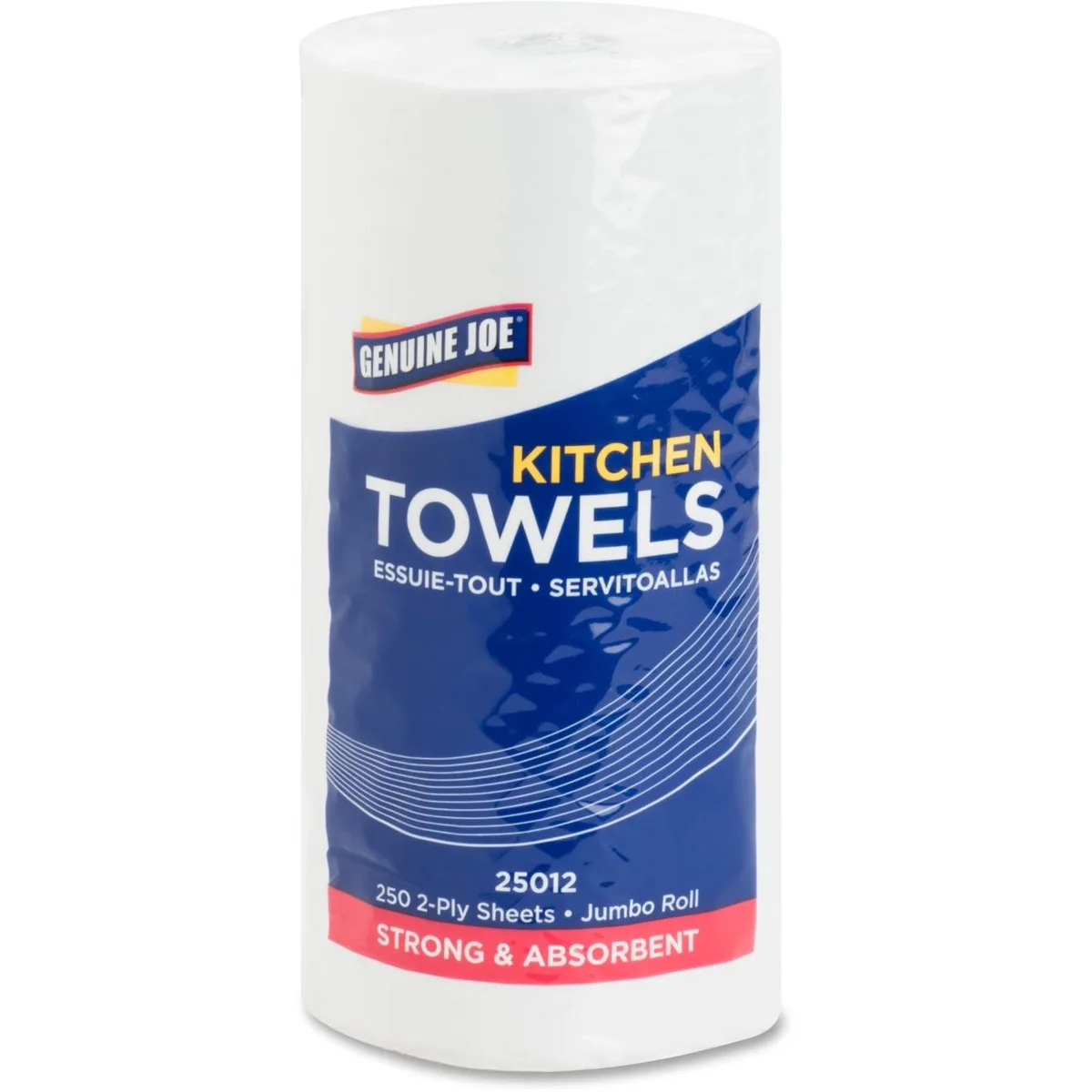 Genuine Joe Genuine Joe 25012 250-sheet Perforated Roll Towels 12 / Carton — product photo