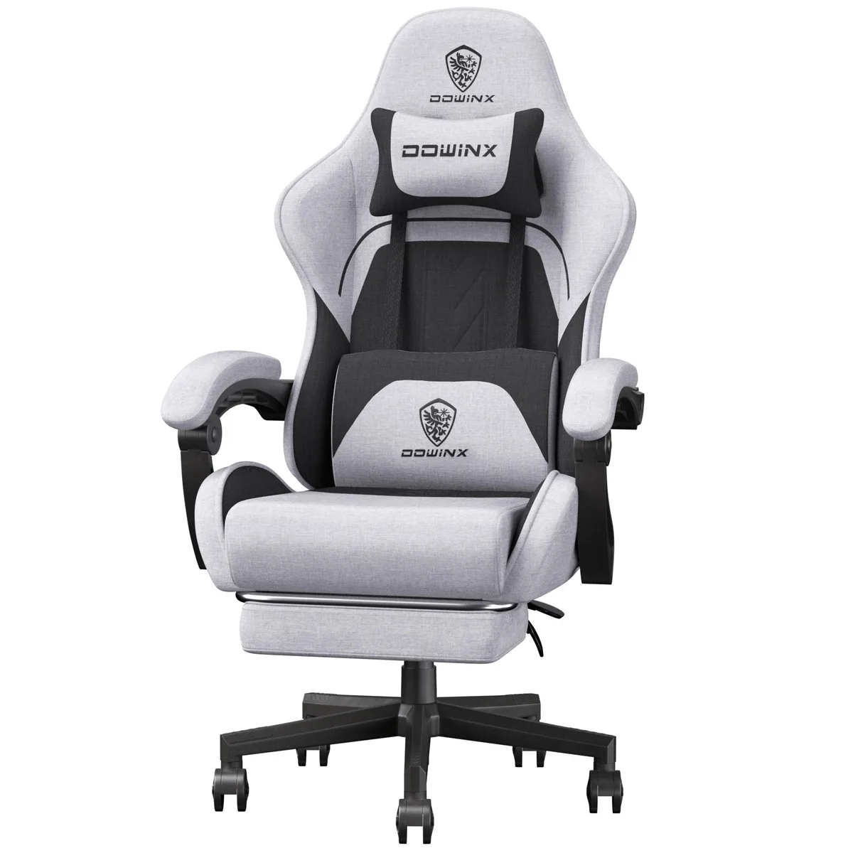 Dowinx Dowinx LS-6658G gaming chair 350 lb fabric 145° recline — product photo