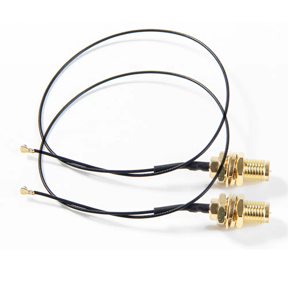 TelDaykemei TelDaykemei IPEX 4 MHF4 to RP-SMA 0.81mm RF Pigtail Cable 30cm 2Pcs — product photo