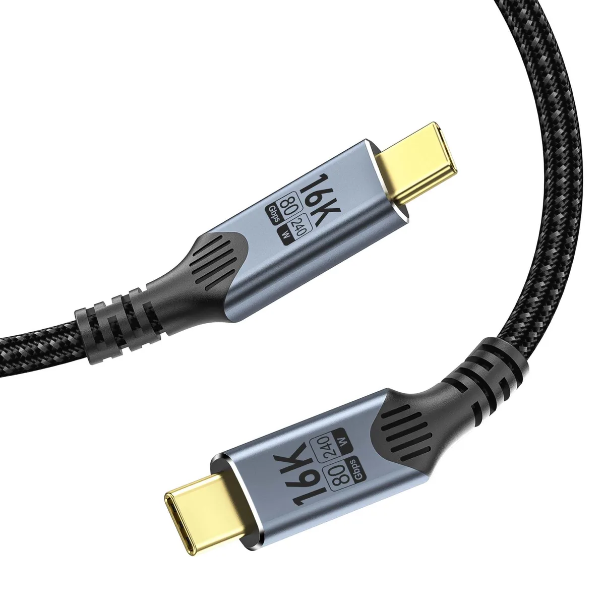 Vszerda Vszerda USB-C to USB-C Cable 1 m 80 Gbps 240 W Braided — product photo