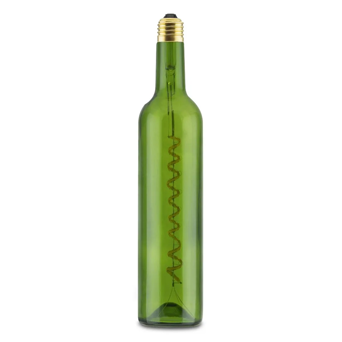 Segula Segula LED Wine Bulb 12W Green Curved Filament Dimmable — product photo