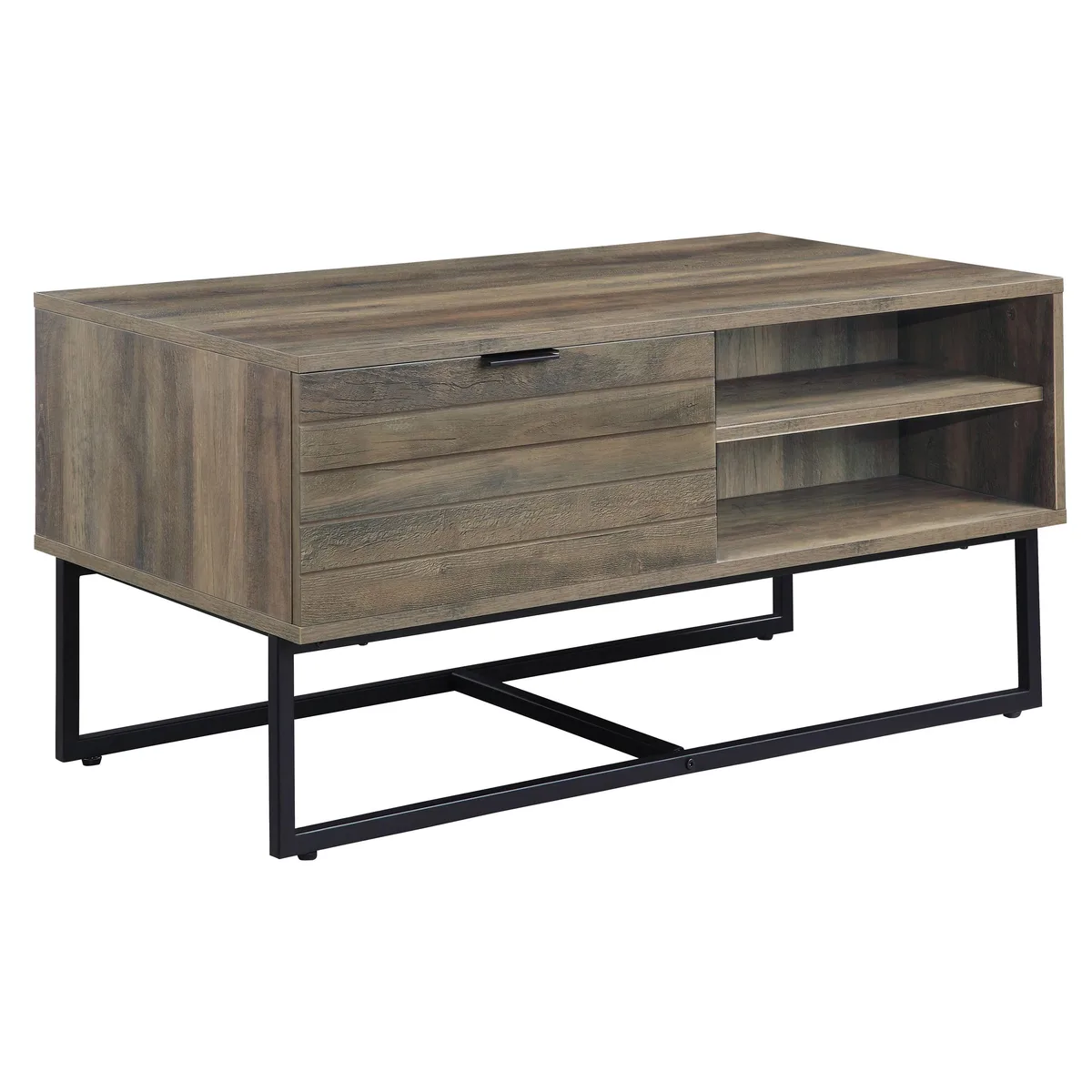 tuphen tuphen Rustic Oak and Black Occasional Table — product photo