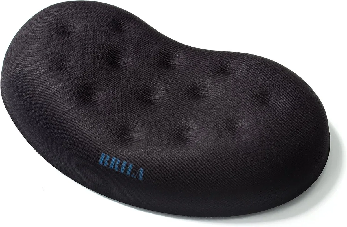 Emerson Emerson Memory Foam Mouse Wrist Rest Black 5.1x3.1x0.8 — product photo