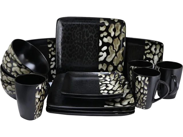 Elama Elama ELM-SAVANNAH 16-piece stoneware dinnerware set — product photo