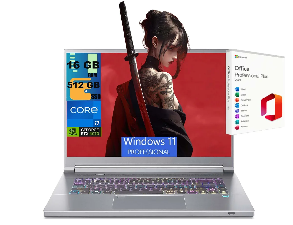 Acer America Acer America Predator Triton 16 gaming laptop i7-13700H RTX 4070 16GB 512GB — product photo