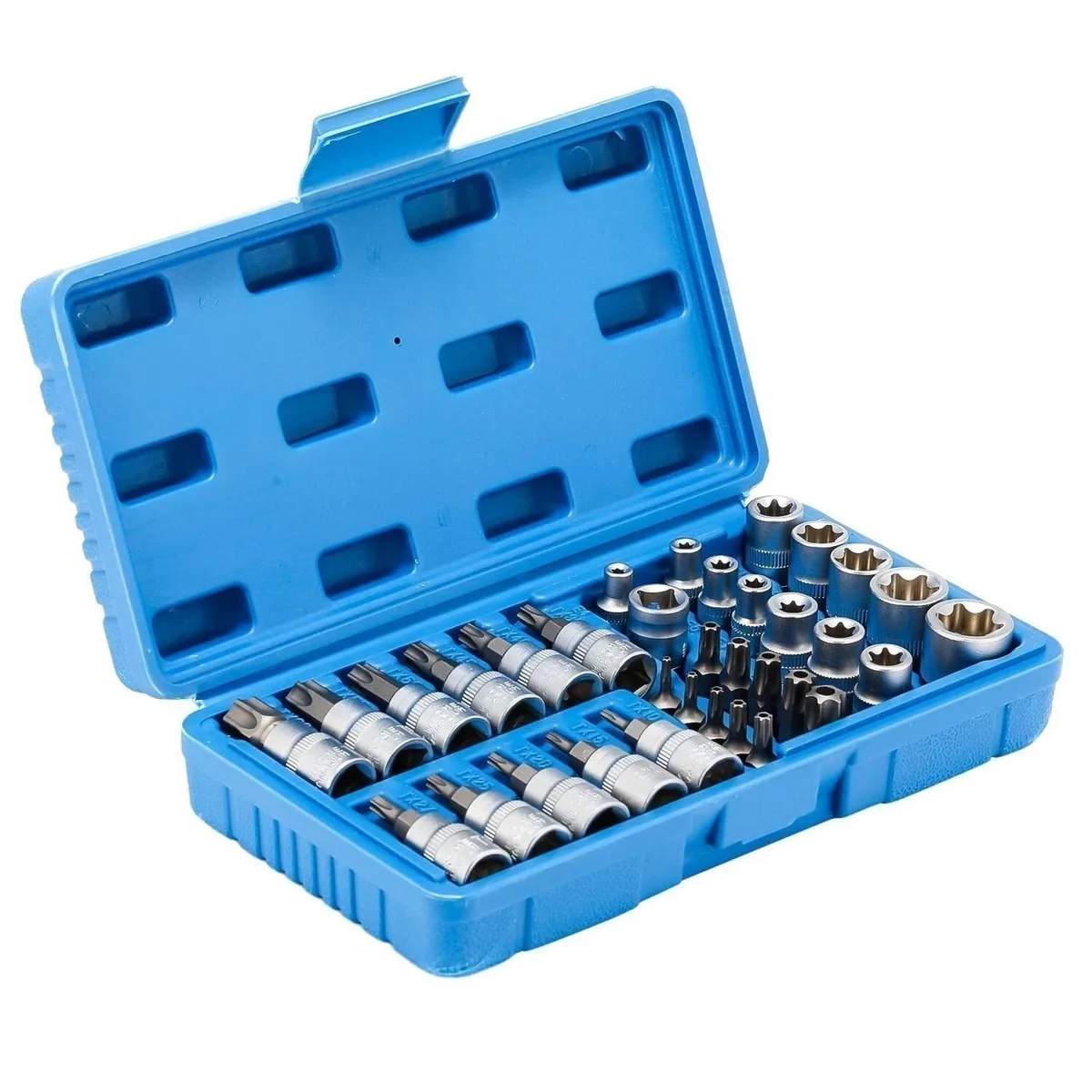 RAYBESTOS UNBRANDED RAYBESTOS UNBRANDED 34pc Torx Star Socket &amp; Bit Set 3/8 Drive — product photo