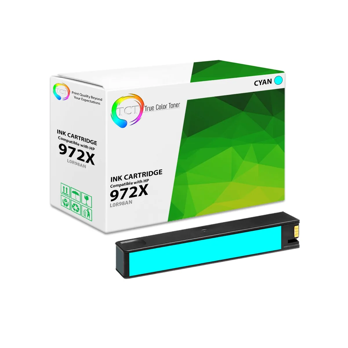 True Color Toner True Color Toner TCT-972X-C Cyan toner cartridge 7000 pages — product photo