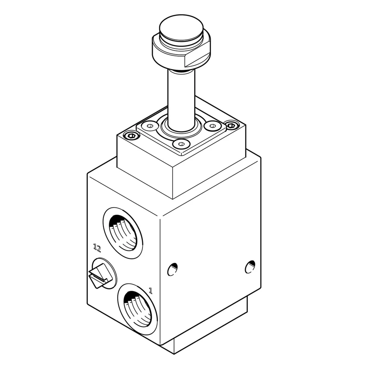 Festo Festo VOFC-LT-M32C-MC-G14-F19 pneumatic valve — product photo