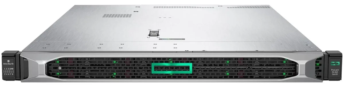 HPE HPE ProLiant DL360 Gen10 P36183-B21 rack server 1× Xeon 5218R 20-core 2.30 GHz 32 GB DDR4 800W PSU — product photo