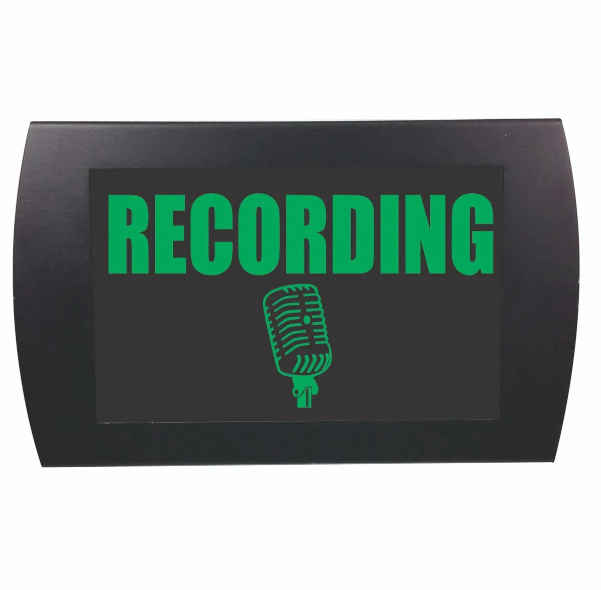 American Recorder Technologies American Recorder Technologies RECORDING LED Lighted Sign green — product photo