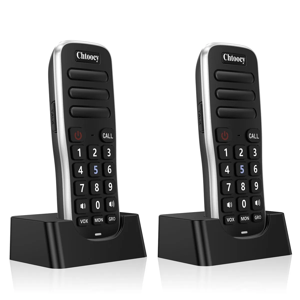  Chtoocy CH-668 Wireless Intercom System 10 Channels 5280ft Range 24h Battery 0.558kg — product photo