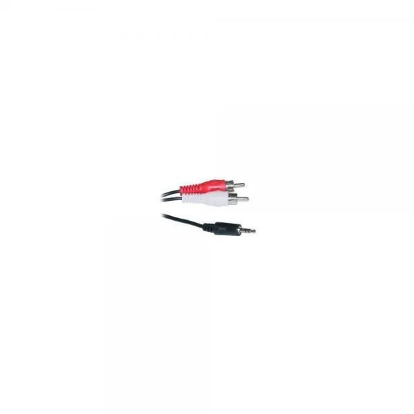 iMBAPrice iMBAPrice 3.5 mm Stereo Male to 2 RCA Male Cable 25 ft 22 AWG — product photo