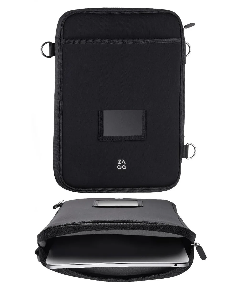  ZAGG 13+ Protective Laptop Sleeve 13-15 inch Black Neoprene — product photo