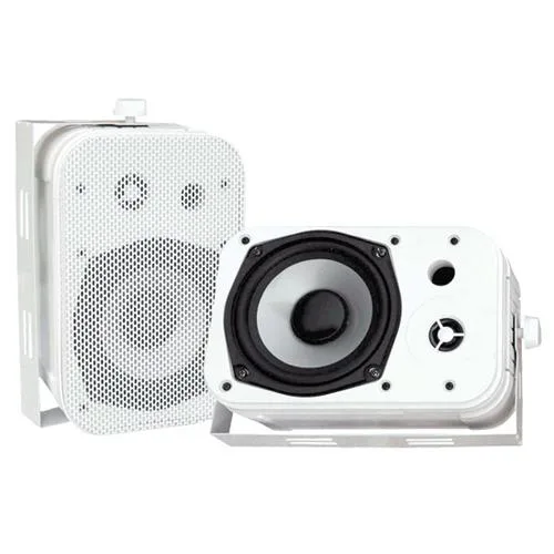 PYLE AUDIO PYLE AUDIO PDWR40W 2-way indoor/outdoor speaker pair white — product photo