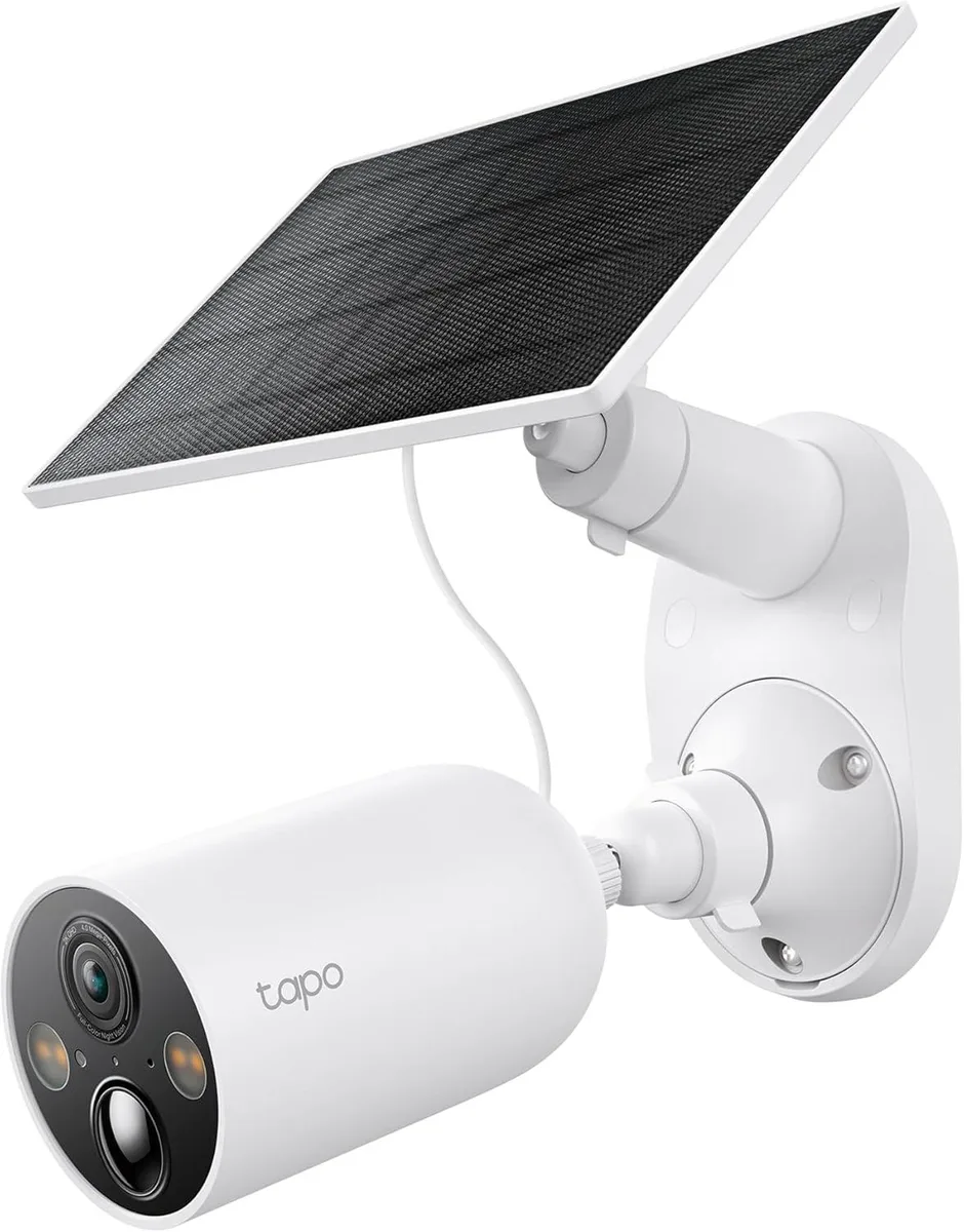 TP-Link TP-Link Tapo SolarCam 2K White 150° 300 days 13 ft — product photo