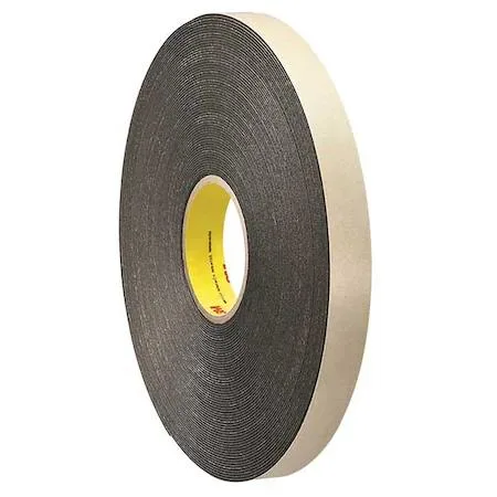 3M 3M 4496 Double-Sided Foam Tape 1 in x 36 yd 1/16 in Black — product photo