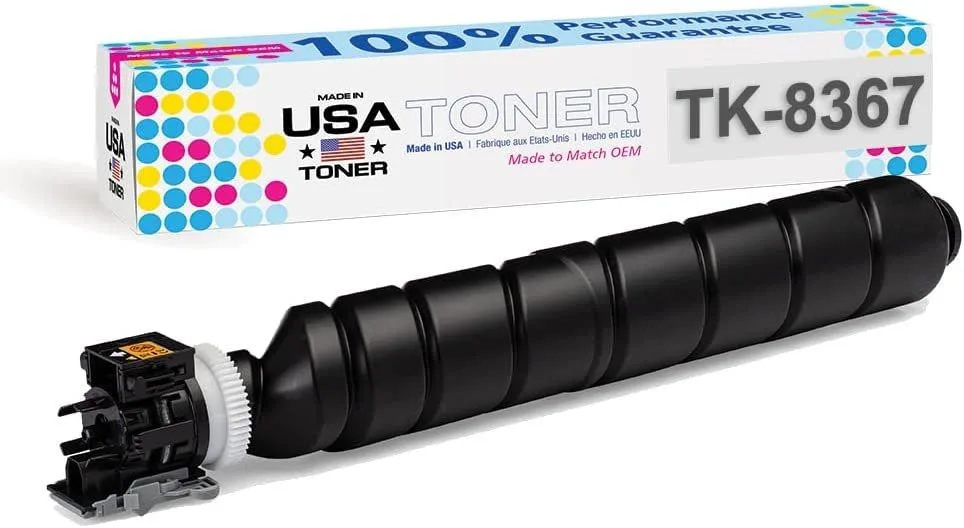 MADE IN USA TONER MADE IN USA TONER TK-8367K Black Toner Cartridge 25000 pages — product photo